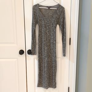 A Pea In The Pod Maternity Grey Dress Medium